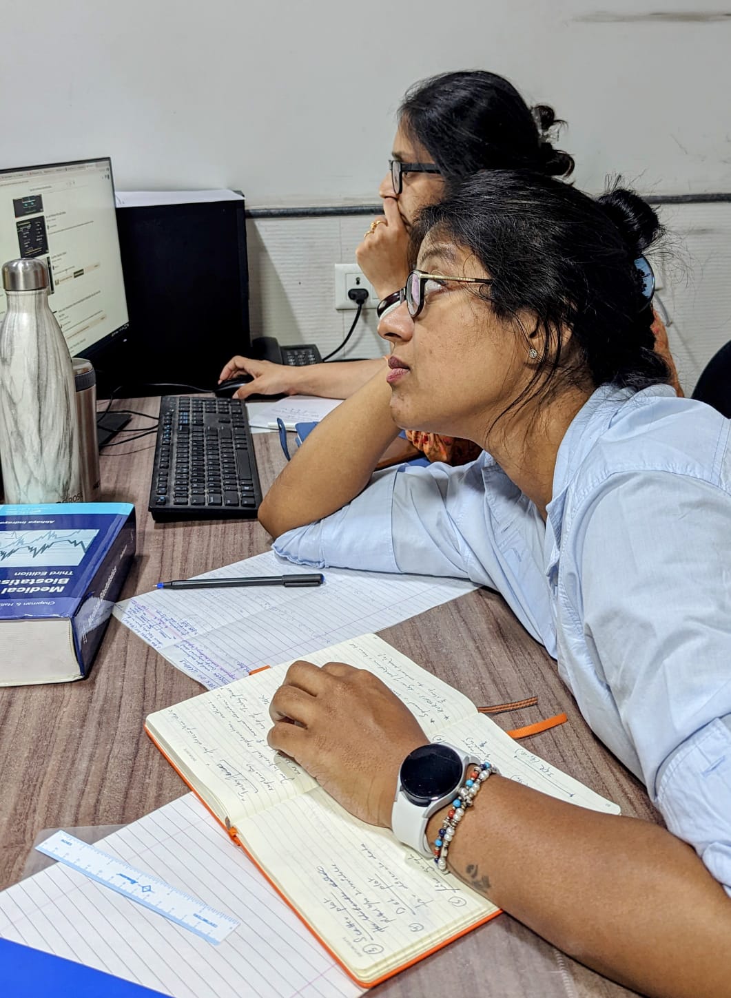 Dr. Padmini Das during research work